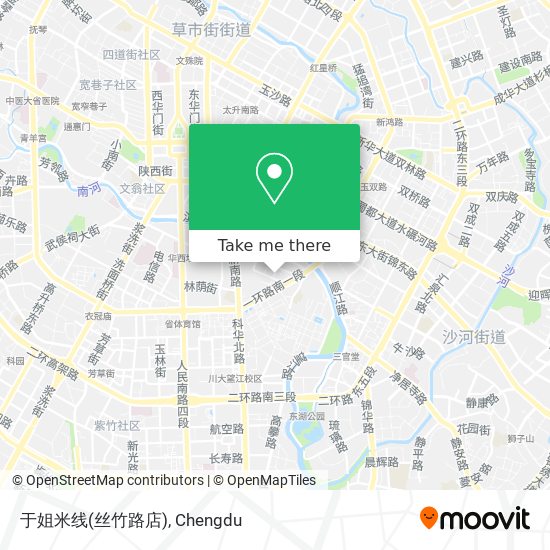 于姐米线(丝竹路店) map