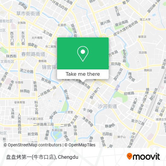 盘盘烤第一(牛市口店) map