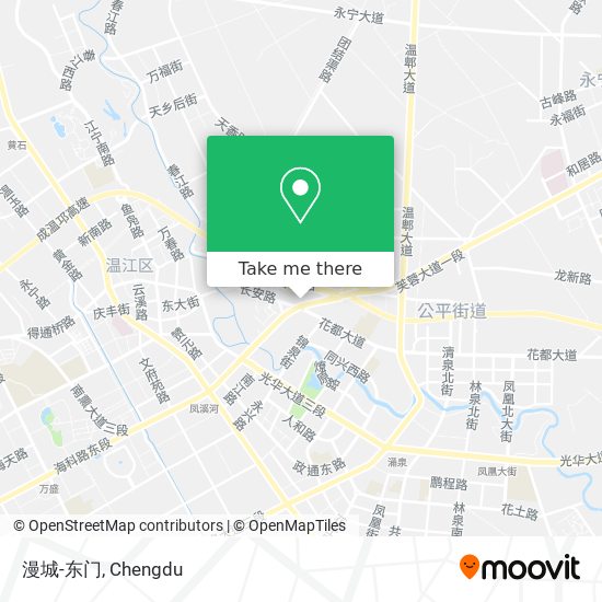 漫城-东门 map
