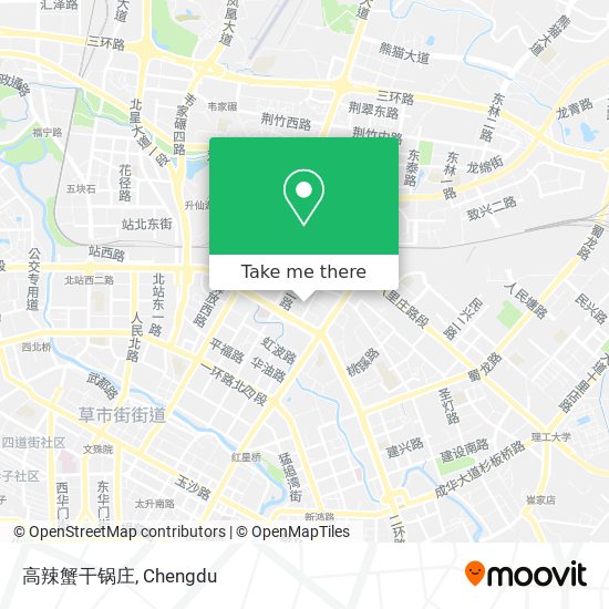 高辣蟹干锅庄 map