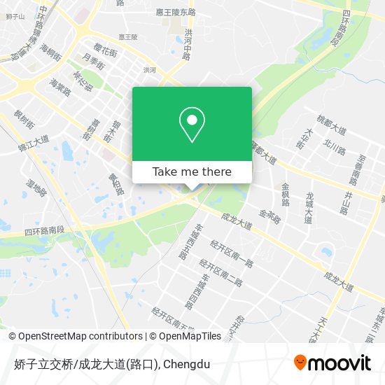 娇子立交桥/成龙大道(路口) map