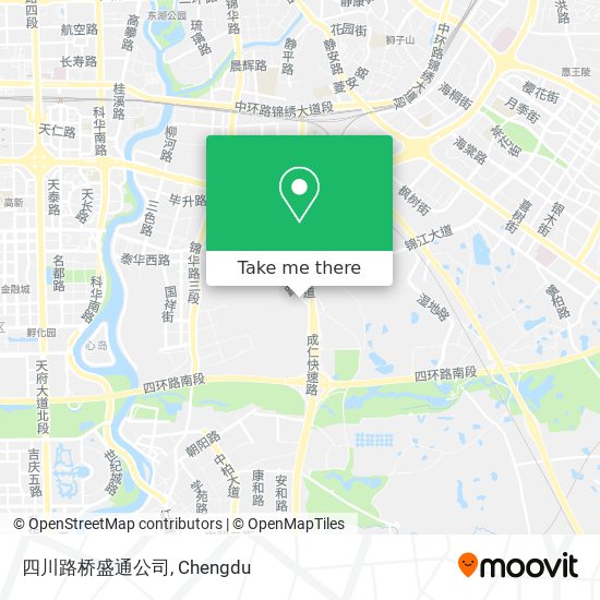 四川路桥盛通公司 map