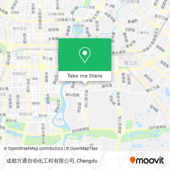 成都方通自动化工程有限公司 map