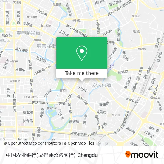 中国农业银行(成都通盈路支行) map