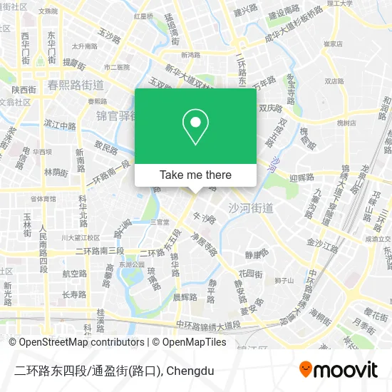 二环路东四段/通盈街(路口) map