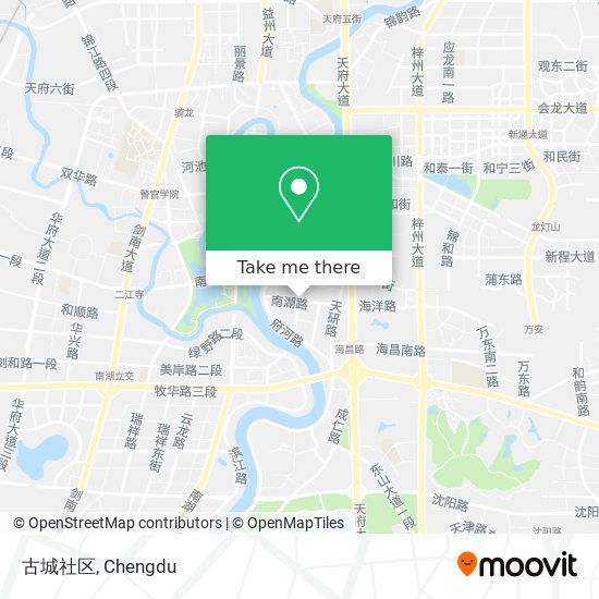 古城社区 map