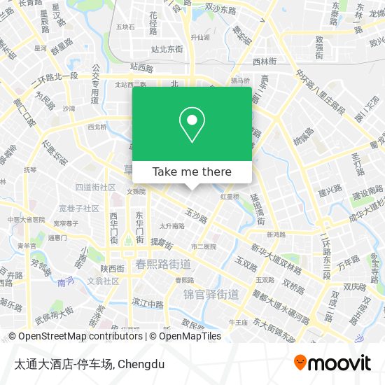 太通大酒店-停车场 map