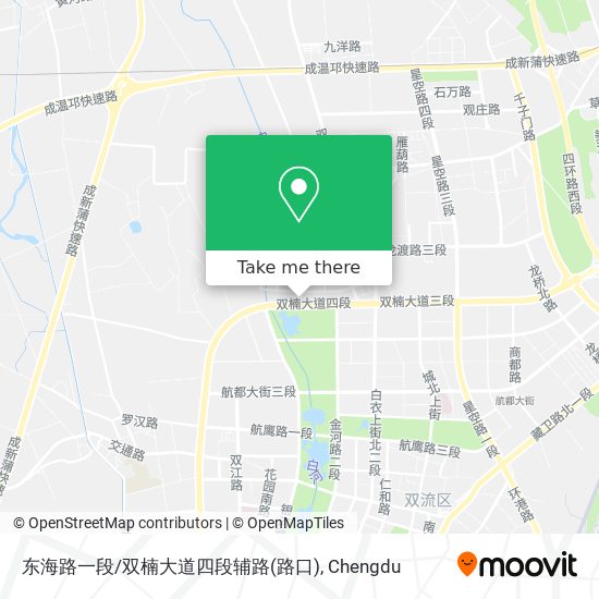 东海路一段/双楠大道四段辅路(路口) map
