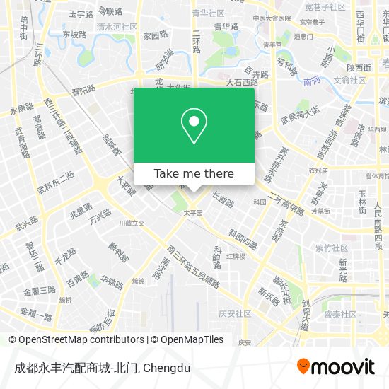 成都永丰汽配商城-北门 map