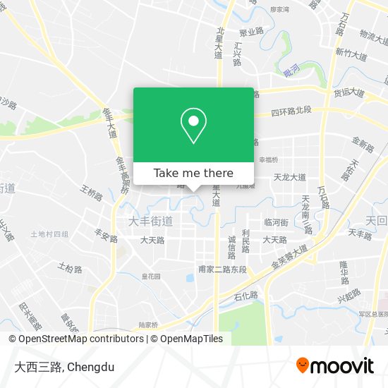 大西三路 map