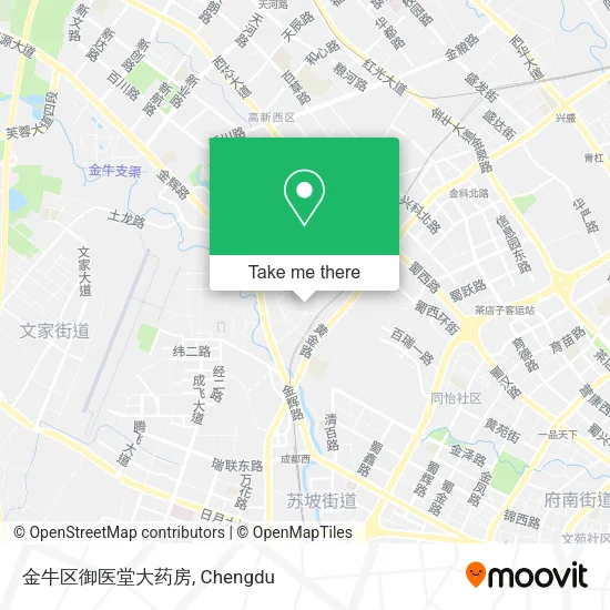 金牛区御医堂大药房 map