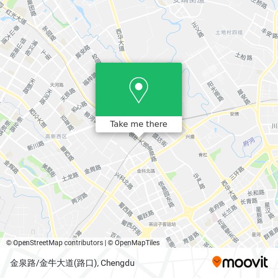 金泉路/金牛大道(路口) map