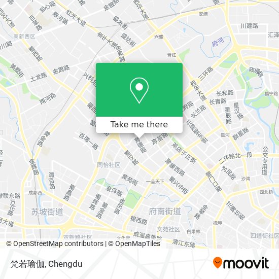 梵若瑜伽 map