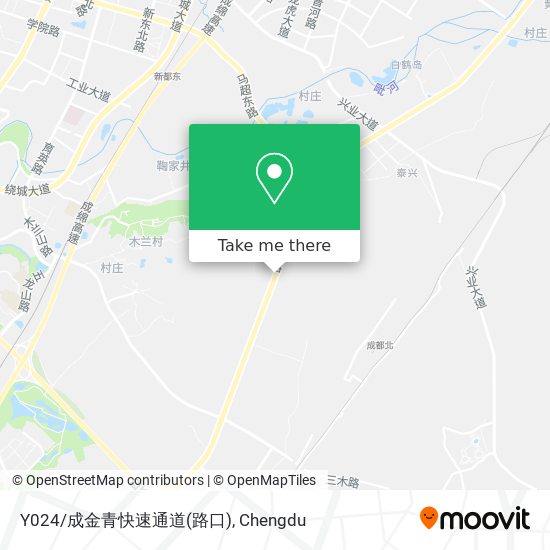 Y024/成金青快速通道(路口) map