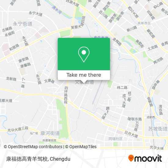 康福德高青羊驾校 map