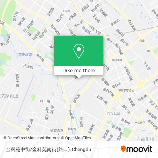 金科苑中街/金科苑南街(路口) map