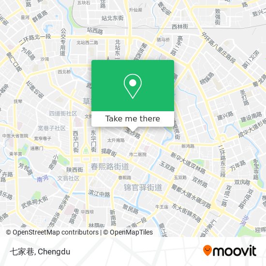 七家巷 map