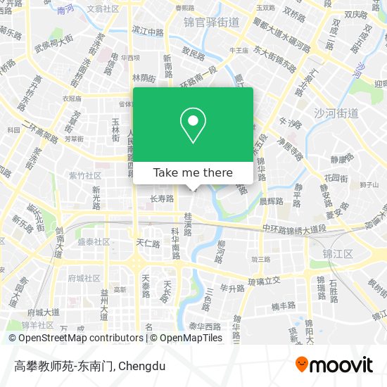 高攀教师苑-东南门 map