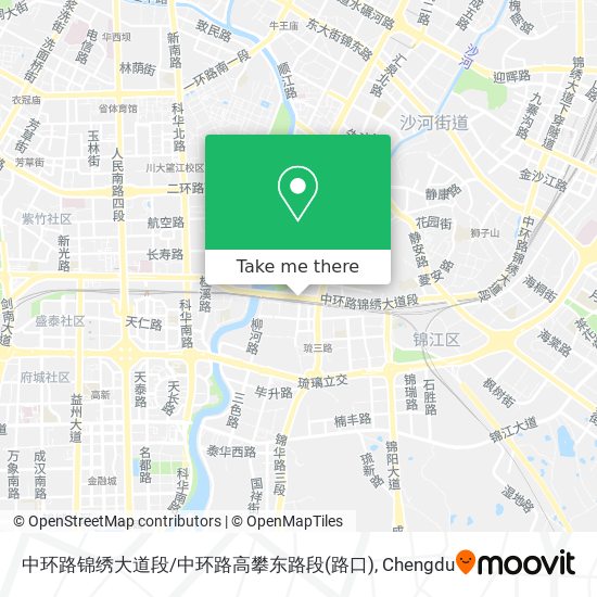 中环路锦绣大道段/中环路高攀东路段(路口) map