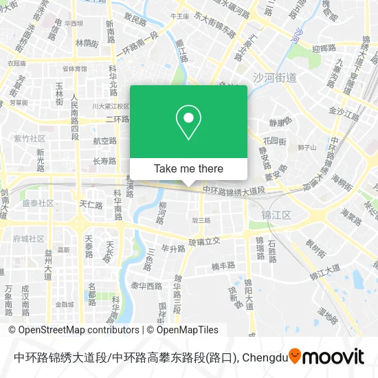 中环路锦绣大道段/中环路高攀东路段(路口) map