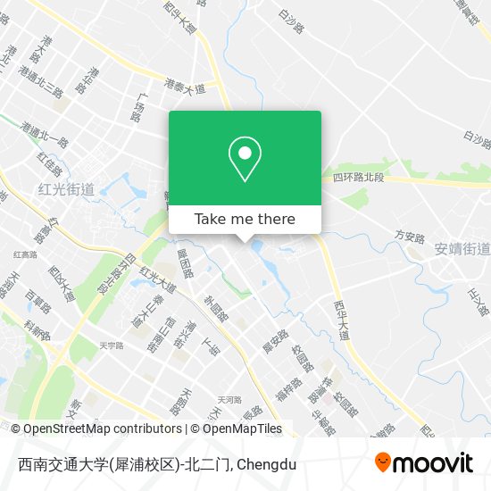 西南交通大学(犀浦校区)-北二门 map