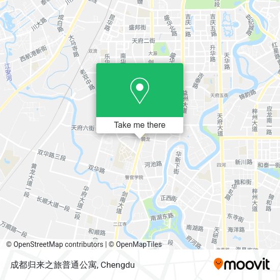成都归来之旅普通公寓 map