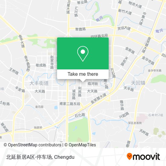 北延新居A区-停车场 map
