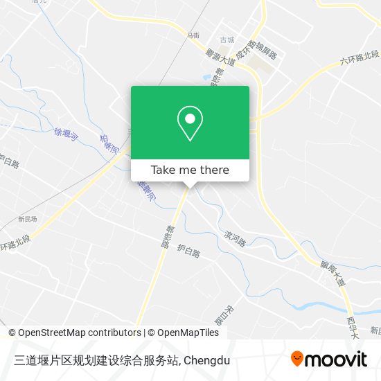 三道堰片区规划建设综合服务站 map