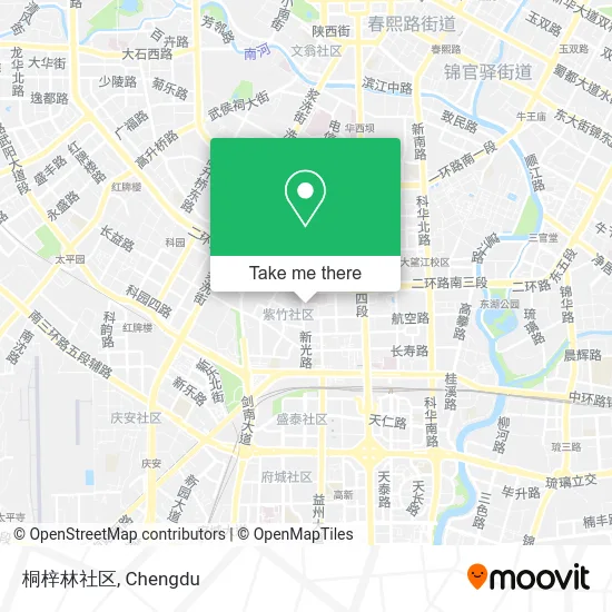 桐梓林社区 map