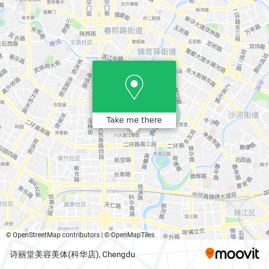 诗丽堂美容美体(科华店) map