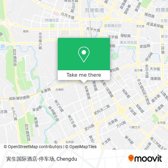 寅生国际酒店-停车场 map