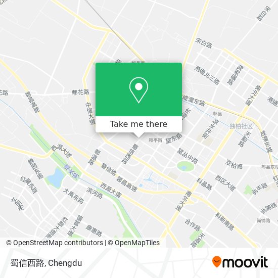 蜀信西路 map
