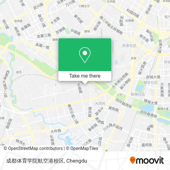 成都体育学院航空港校区 map
