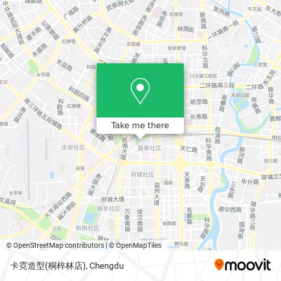 卡霓造型(桐梓林店) map