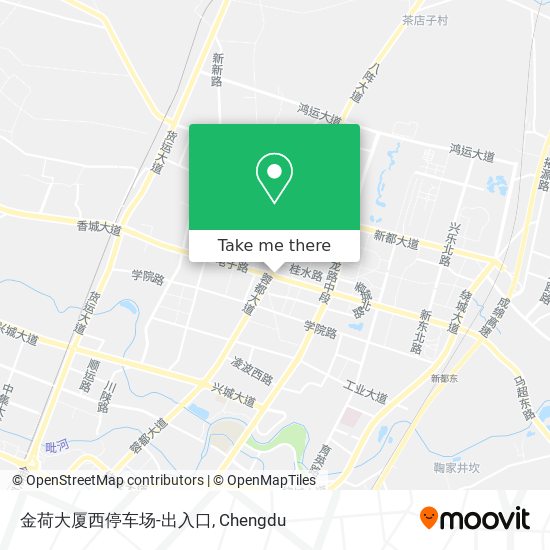 金荷大厦西停车场-出入口 map