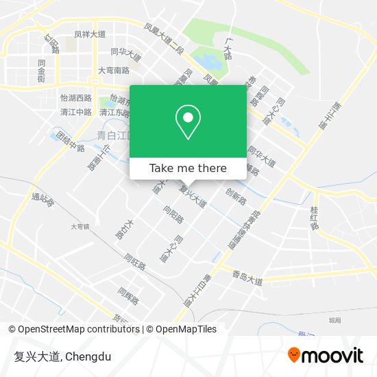 复兴大道 map
