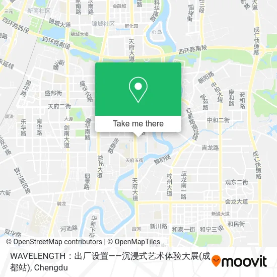WAVELENGTH：出厂设置——沉浸式艺术体验大展(成都站) map