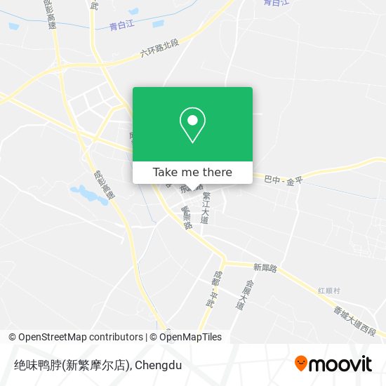 绝味鸭脖(新繁摩尔店) map