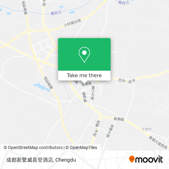 成都新繁威喜登酒店 map