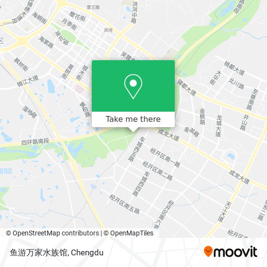 鱼游万家水族馆 map