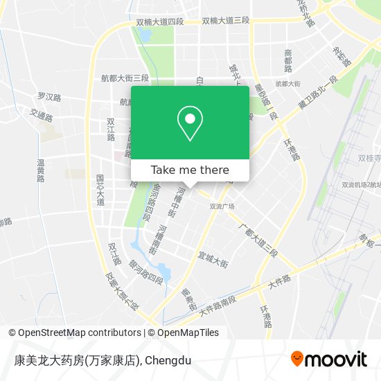 康美龙大药房(万家康店) map