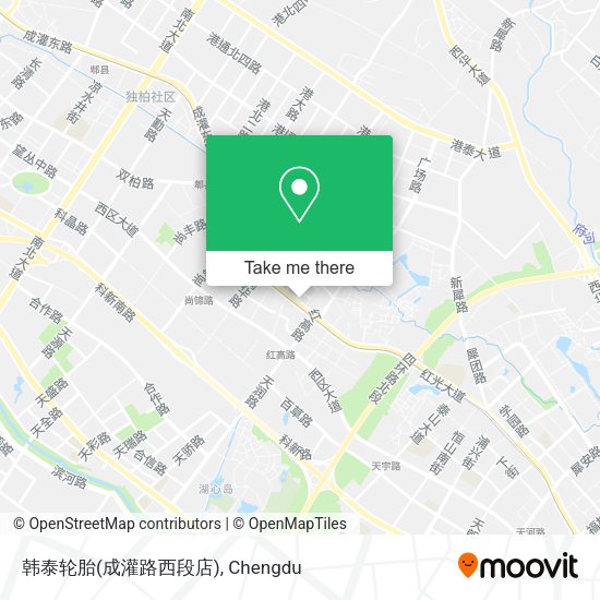 韩泰轮胎(成灌路西段店) map