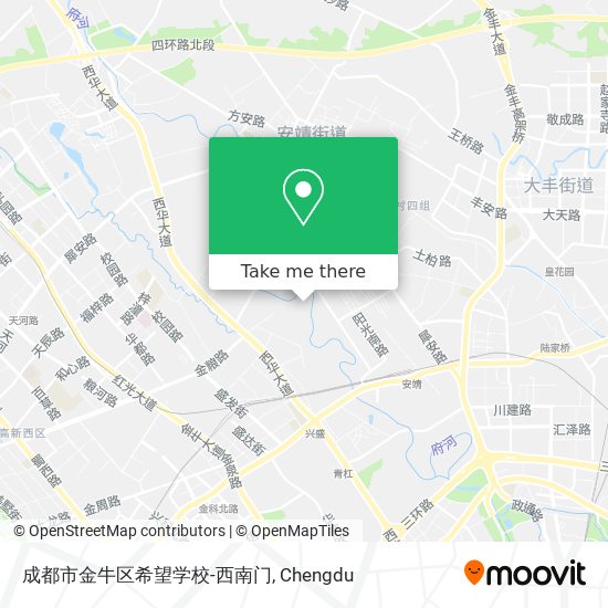 成都市金牛区希望学校-西南门 map