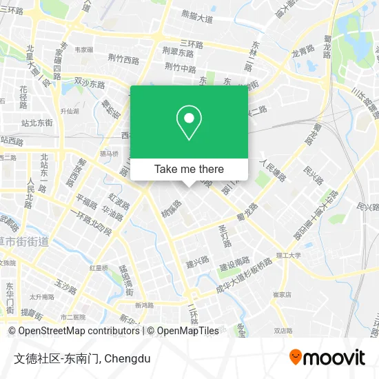 文德社区-东南门 map