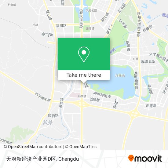 天府新经济产业园D区 map