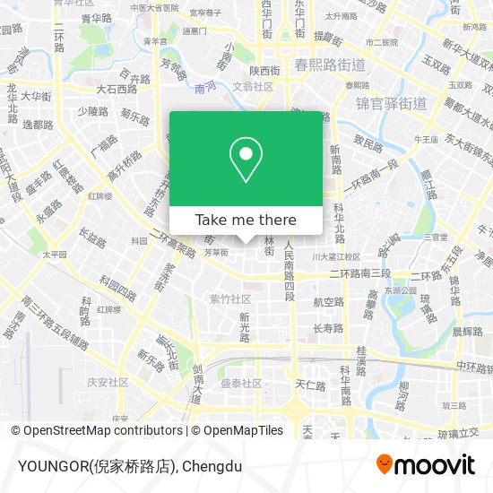 YOUNGOR(倪家桥路店) map