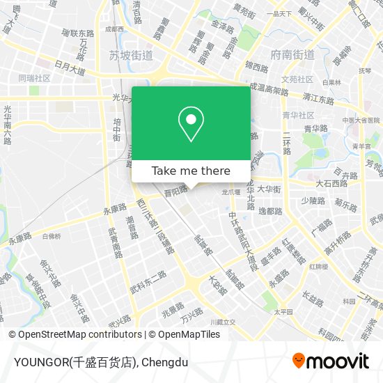 YOUNGOR(千盛百货店) map