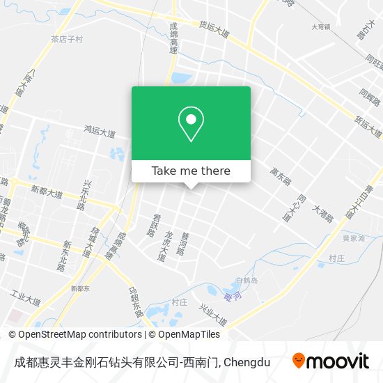成都惠灵丰金刚石钻头有限公司-西南门 map