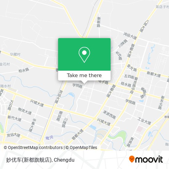 妙优车(新都旗舰店) map