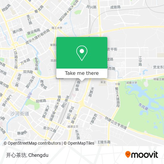 开心茶坊 map